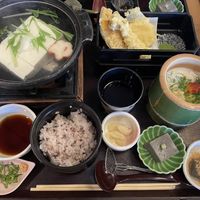   at Saga Tofu Ine (Main Branch) 嵯峨とうふ 稲 本店 in Kyoto