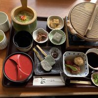 Vegan lunch set  at Saga Tofu Ine (Main Branch) 嵯峨とうふ 稲 本店 in Kyoto