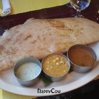 dosa with chickpeas (chana) at Udipi Cafe in Duluth