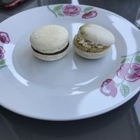 Vegan macarons (different flavours)  at Molybagert Végétale Normandie  in Trouville-sur-mer