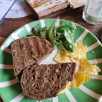 Vegan sweet sandwich at Broodcafé Jaap in Dordrecht