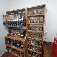 Aisle in the shop at Unwrapped in Sheffield