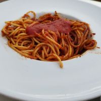 Spaghetti napolitana at Palette in Torremolinos
