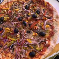 Veggie-Vegetal pizza 🍕   at Palette in Torremolinos