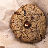 Hazelnut cookie at Why Not Us Coffee in Marseille