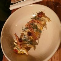 Kartoffel-Fenchel-Salat mit Safran-Sauce at FREA in Berlin