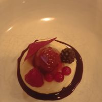 Dessert with ricotta at FREA in Berlin