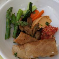 Buckwheat pancakes. at FREA in Berlin