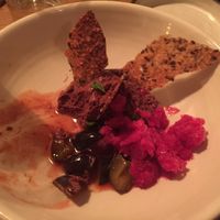 Chocolate mouse with beetroot and plum. Delicious!  at FREA in Berlin