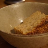 Homemade bread at FREA in Berlin