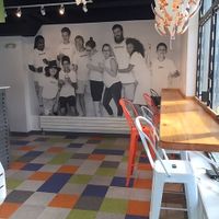 dining area at Juice Amour in Burlington