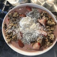 strawberry shortcake bowl 😍 at Juice Amour in Burlington