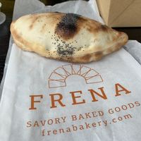 Mushroom onion  at Frena Bakery and Café - Richmond in San Francisco
