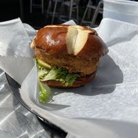 Chick’n sandwich  at Evolve Modern Vegan Kitchen in Daytona Beach
