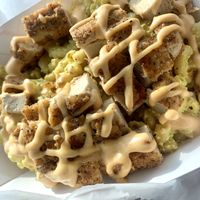 Southern Fried Chick’n Mac at Evolve Modern Vegan Kitchen in Daytona Beach