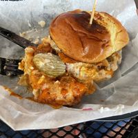 Buffalo chickun at Evolve Modern Vegan Kitchen in Daytona Beach