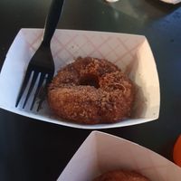 Vegan donut at Evolve Modern Vegan Kitchen in Daytona Beach