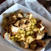 Chicken Mac and cheese at Evolve Modern Vegan Kitchen in Daytona Beach