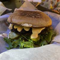 Classic Burger  at Evolve Modern Vegan Kitchen in Daytona Beach