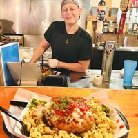 One of their specials, chickun parm was da bomb   at Evolve Modern Vegan Kitchen in Daytona Beach