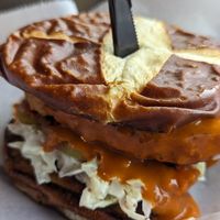 Buffalo Chicken Sandwich at Evolve Modern Vegan Kitchen in Daytona Beach