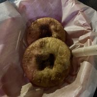 Amazing hot cinnamon donuts 4.97 for 2 at Evolve Modern Vegan Kitchen in Daytona Beach