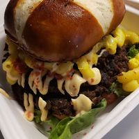 The big Mac at Evolve Modern Vegan Kitchen in Daytona Beach