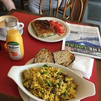 backpacker skillet for me.  at Coco's Cafe in Jasper
