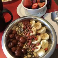 Old fashioned overnight oats at Coco's Cafe in Jasper