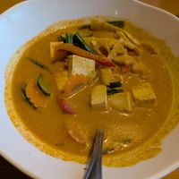 Red curry with tofu at Sala Thai in Santa Cruz