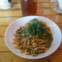 Baião de 2 com tofu at Urbã Cozinha Vegana in Sao Paulo