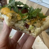 Chickpea of the sea panini  at The Vreamery in Paso Robles