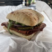 Smiling salami. Soooo good   at The Vreamery in Paso Robles