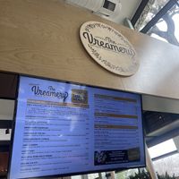 Menu   at The Vreamery in Paso Robles