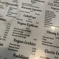 Menu  at Martha's Country Bakery in Brooklyn