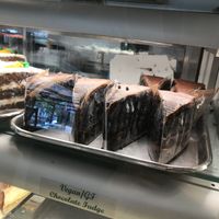 Vegan chocolate cake at Martha's Country Bakery in Brooklyn