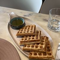 waffle  at Earth Cafe @ Waterfield in Mumbai