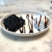 Walnut choco brownie at Earth Cafe @ Waterfield in Mumbai