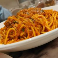 Spaghetti with meet balls at Earth Cafe @ Waterfield in Mumbai