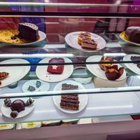 Dessert display at Earth Cafe at Earth Cafe @ Waterfield in Mumbai