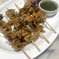 Vegetable Protein Skewers - Amazing! at Earth Cafe @ Waterfield in Mumbai
