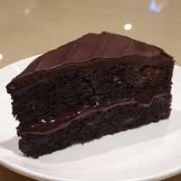 Gluten-free chocolate orange cake - Yum! ✅ at Earth Cafe @ Waterfield in Mumbai