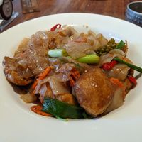 Drunken noodles at Phat Elephant in Brisbane