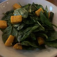 Pumpkin salad sans feta  at The Spaghetti House Trattoria in South Brisbane