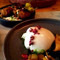 Mozerella, kibneh at Radis in Montreal