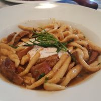 Cecamariti (bisque aux champignons homard) at Radis in Montreal