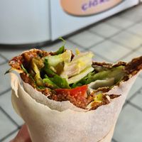 Super tasty filled with alot of veggies at Vegano Cigkofte in Recklinghausen