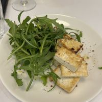Appetizer: tofu with arugulaa  at ZìRán Shú - Clean & Wild Eats in Tainan