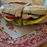 Salami & Cheese toasted sandwich at Death Presso in Hamburg