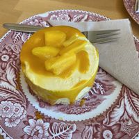Vegan mango cheesecake  at Death Presso in Hamburg